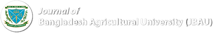 Journal of Bangladesh Agricultural University (JBAU)